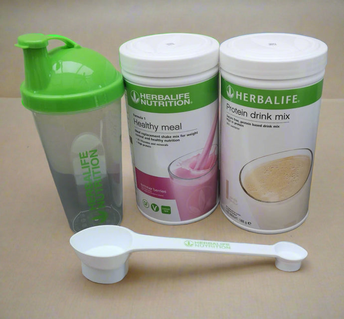 Herbalife breakfast programme shake and Protein drink mix